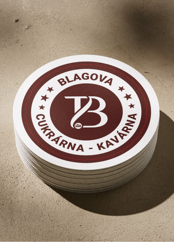 Cukrárna brána – podtácky